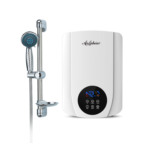 Anlabeier Instant Shower with Pump Tankless Heater + Hand Shower