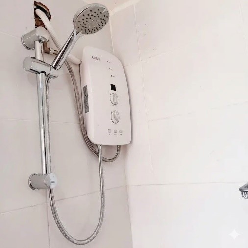 LIRLEE Tankless Heater with Pump + Hand Shower – Extremely Salty Water