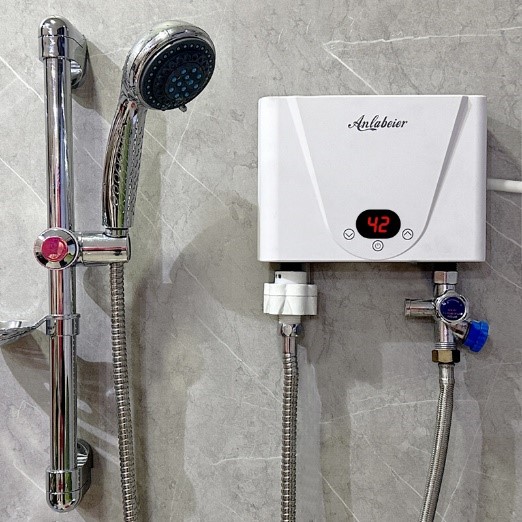 Anlabeier Digital Instant Water Heater + Hand Shower – Extremely Salty Water (Touch)