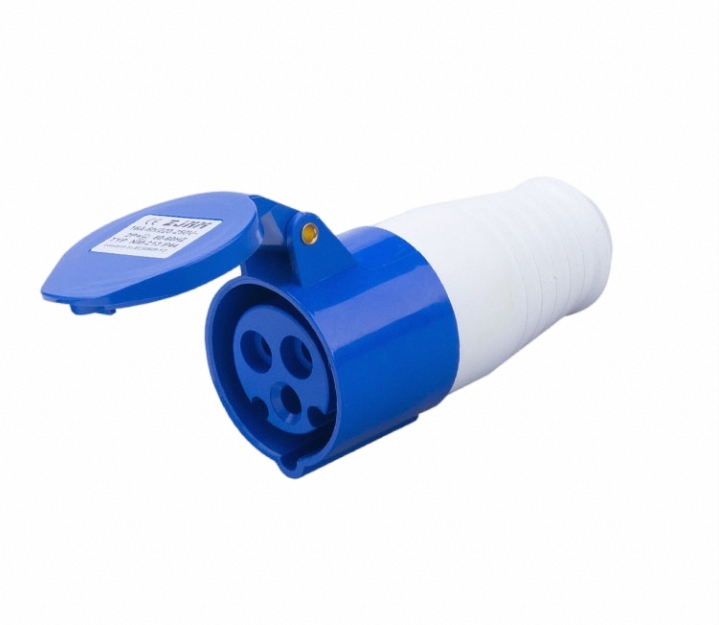013 IP44 Rubber Industrial Plug 16a 32a Single Phase Industrial Sockets and Plugs