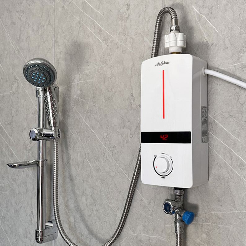 Anlabeier Instant Water Heater + Hand Shower – Extremely Salty Water (Knob)